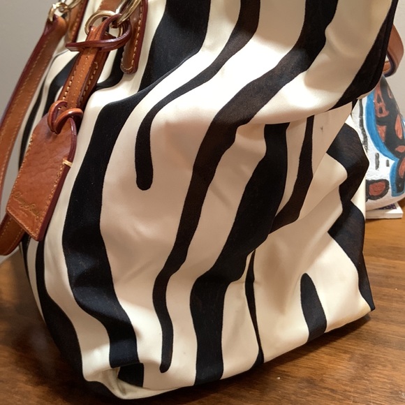 Dooney & Bourke Vintage Zebra Tote - Picture 5 of 10